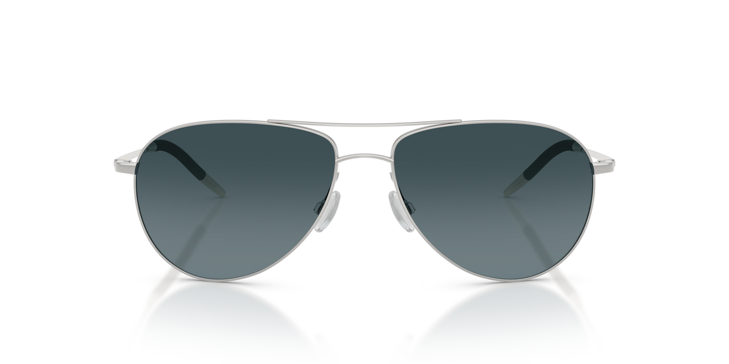 Oliver Peoples Benedict with Silver frame and Blue lenses - Image Material