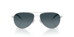 Sie Oliver Peoples Benedict mit Silber Gestell und Blau Gläsern - Das Bild 2