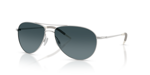 Sie Oliver Peoples Benedict mit Silber Gestell und Blau Gläsern - Das Bild 1