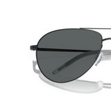 Oliver Peoples Benedict con montatura Nero Opaco e lenti  Grigio - Variant