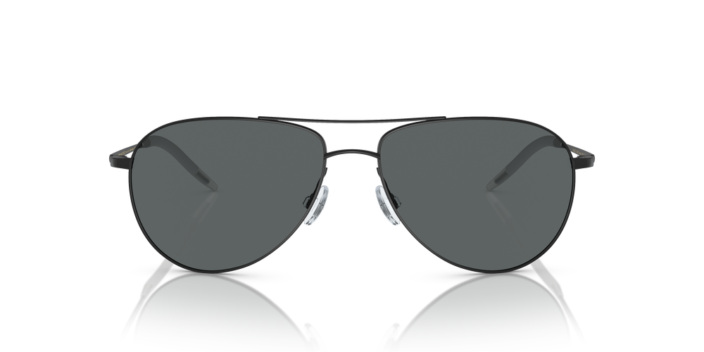 Sie Oliver Peoples Benedict mit Matt Schwarz Gestell und Grau Gläsern - Das Bild 2