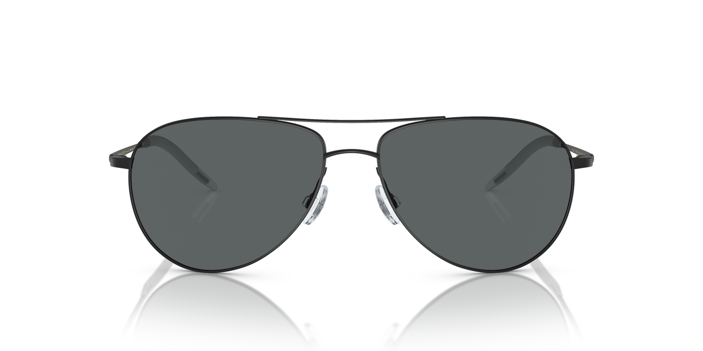 Oliver Peoples Benedict with Matte Black frame and Grey lenses - Image Material
