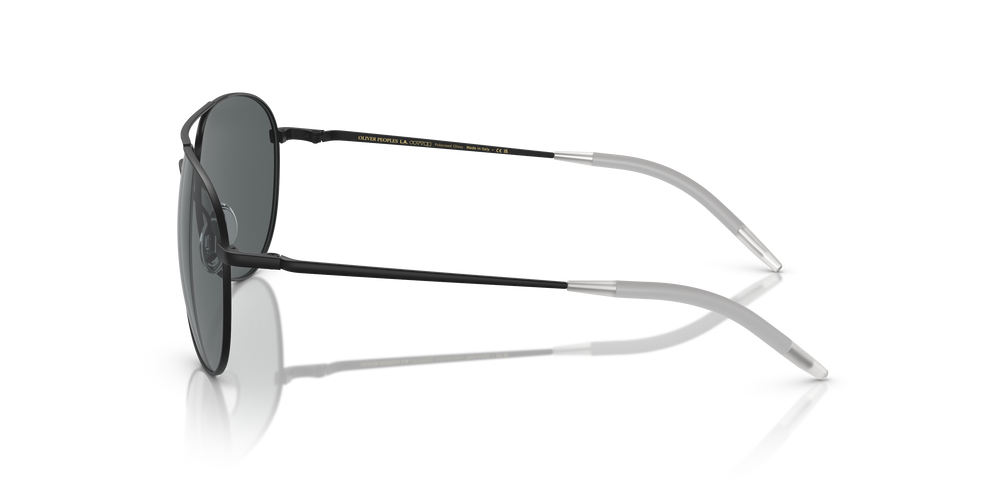 Sie Oliver Peoples Benedict mit Matt Schwarz Gestell und Grau Gläsern - Das Bild 4