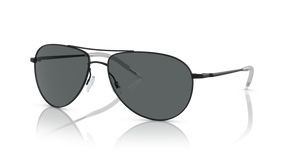 Sie Oliver Peoples Benedict mit Matt Schwarz Gestell und Grau Gläsern - Das Bild 1