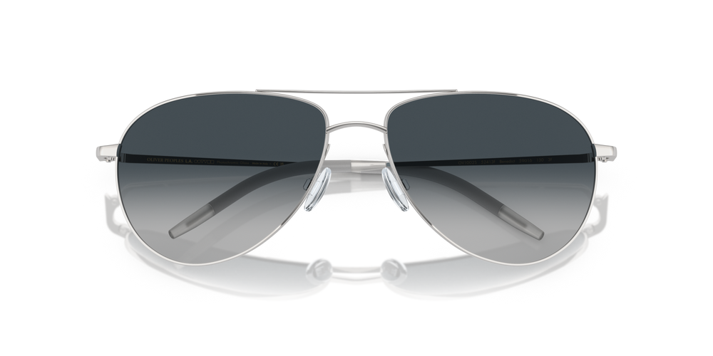 Oliver Peoples Benedict con montura Plateado y lentes Azul - imagen 7