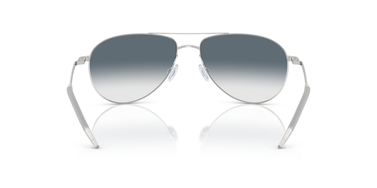 Oliver Peoples Benedict con montatura Argento e lenti  Blu - Immagine Naselli