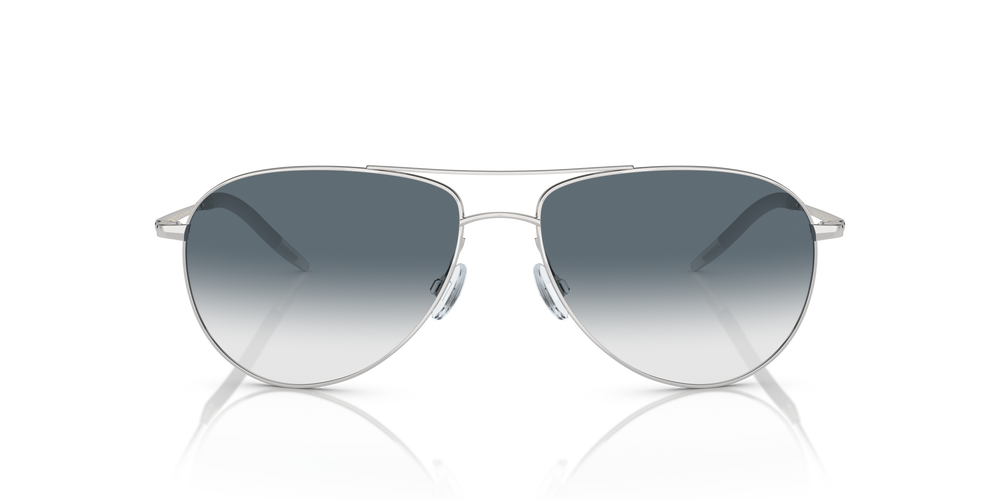 Oliver Peoples Benedict avec une monture Argent et des verres Bleu - L'image 2