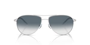 Oliver Peoples Benedict avec une monture Argent et des verres Bleu - L'image 2