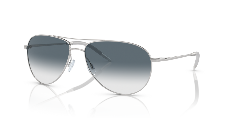 Oliver Peoples Benedict with Silver frame and Blue lenses - image 2