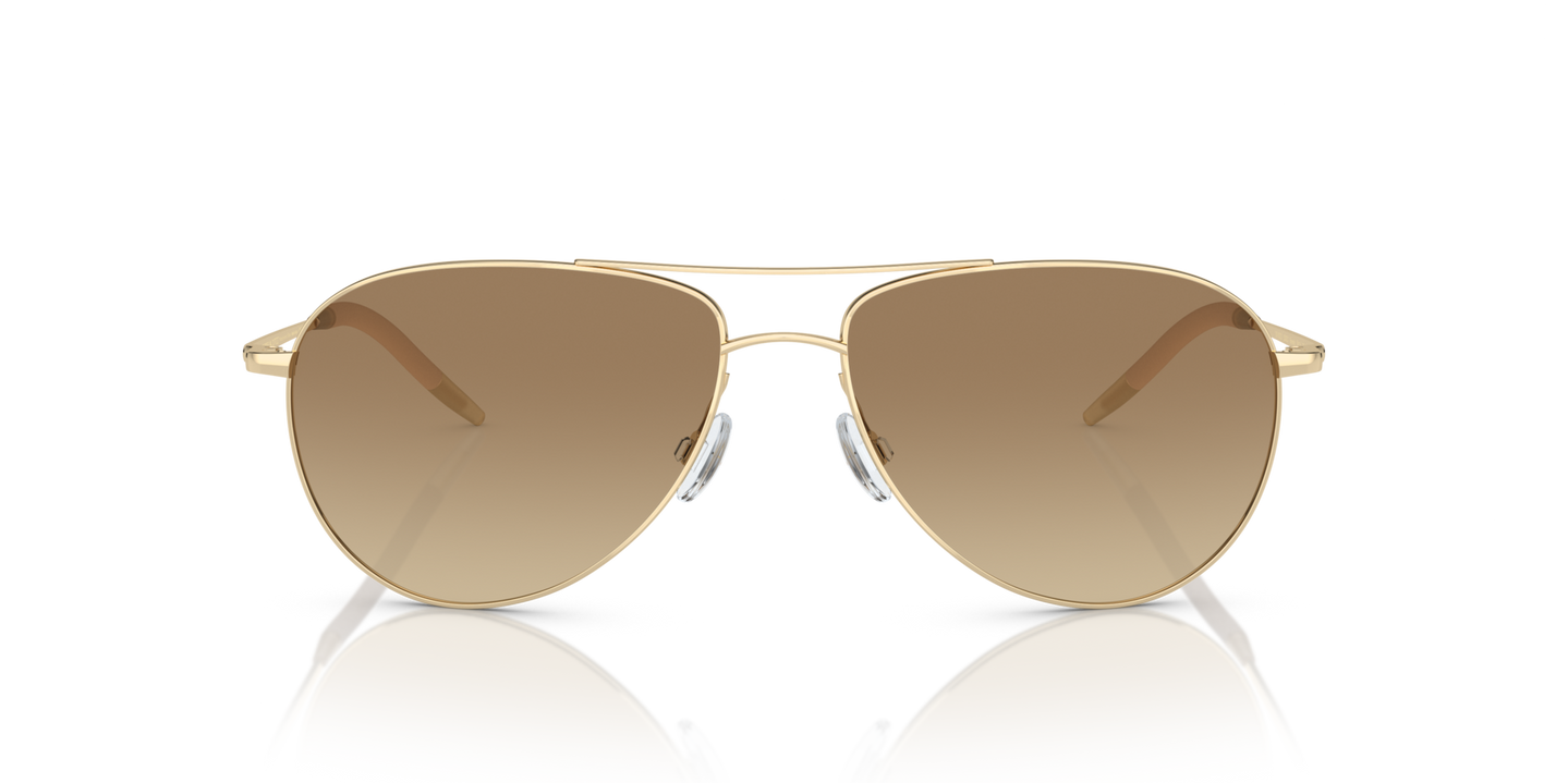 Oliver Peoples Benedict with Gold frame and Brown lenses - Image Material