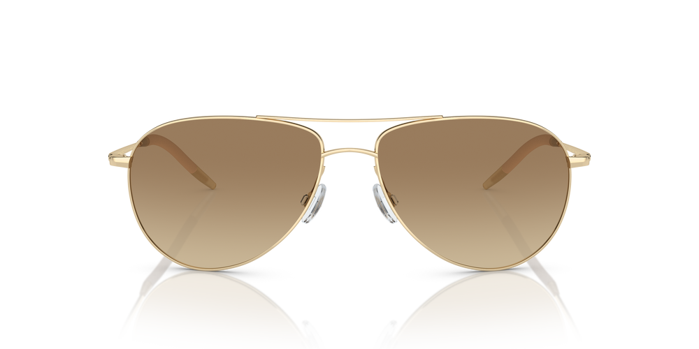 Oliver Peoples Benedict with Gold frame and Clear Gradient Brown