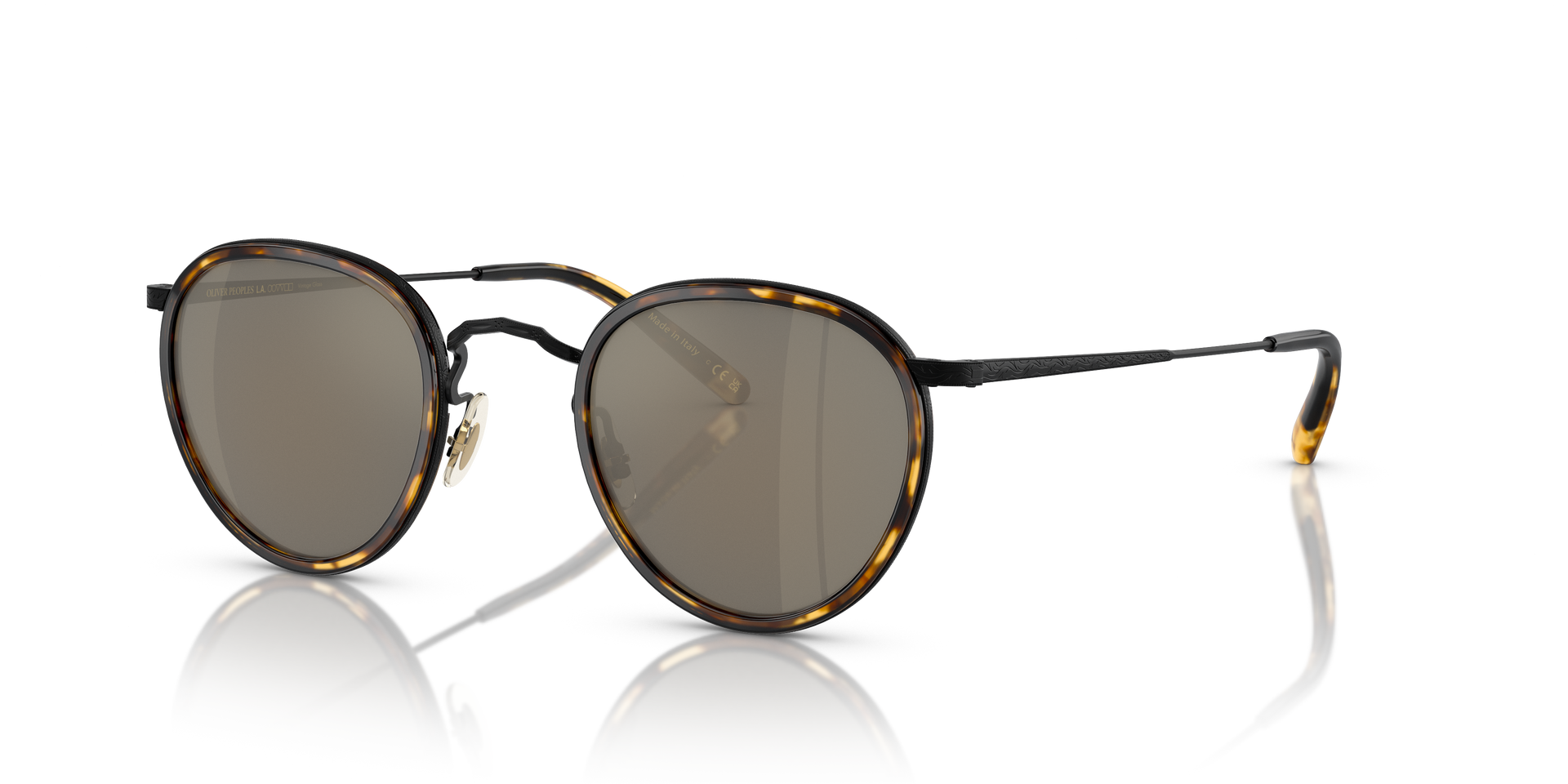 Oliver Peoples MP-2 Sun with Hickory Tortoise-Matte Black frame