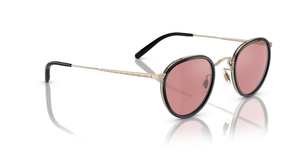 Oliver Peoples MP-2 Sun con montura Negro/Oro y lentes Violeta - imagen 3