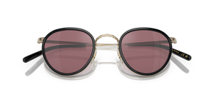 Oliver Peoples MP-2 Sun with ブラック/ゴールド frame and バイオレット lenses - 画像6