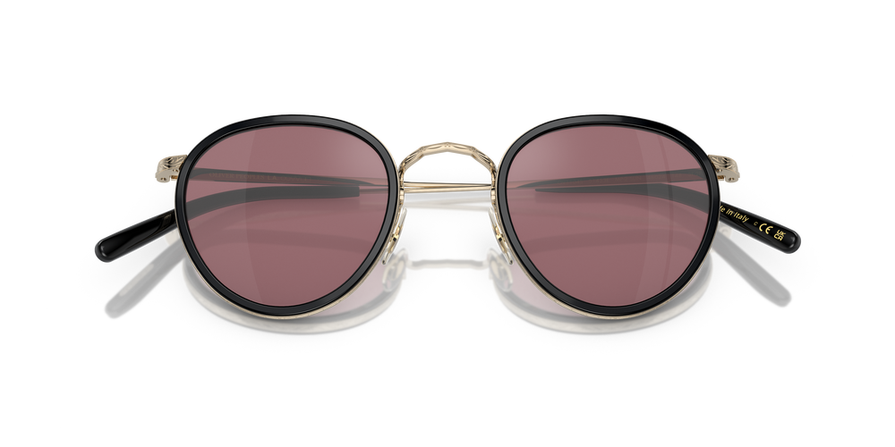 Oliver Peoples MP-2 Sun with ブラック/ゴールド frame and バイオレット lenses - 画像7