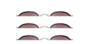 Oliver Peoples MP-2 Sun with Black/Gold frame and Magenta