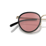 Oliver Peoples MP-2 Sun con montura Negro/Oro y lentes Violeta - Variant