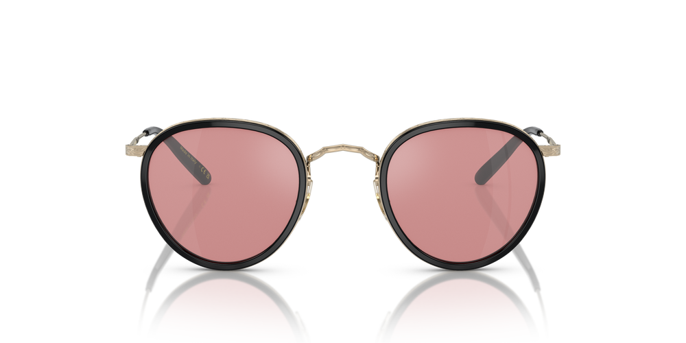 Oliver Peoples MP-2 Sun with ブラック/ゴールド frame and バイオレット lenses - 画像2