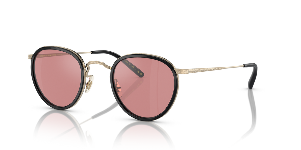 Oliver Peoples MP-2 Sun con montura Negro/Oro y lentes Violeta - imagen 1