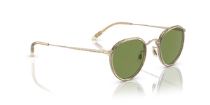 Oliver Peoples MP-2 Sun with Buff-Gold frame and Green lenses - image 3