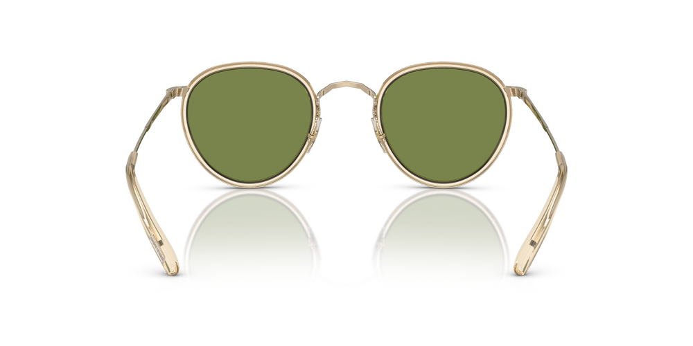 Oliver Peoples MP-2 Sun with Buff-Gold frame and Green lenses