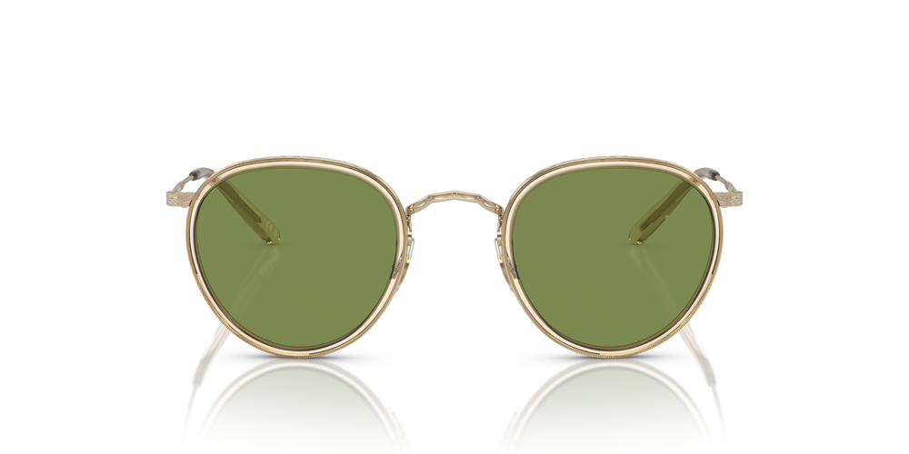 Oliver Peoples MP-2 Sun with Buff-Gold frame and Green lenses - image 2
