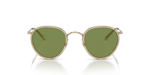 Oliver Peoples MP-2 Sun with Buff-Gold frame and Green lenses - image 2