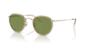 Oliver Peoples MP-2 Sun with Buff-Gold frame and Green lenses - image 1