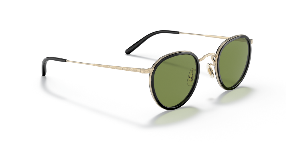 Oliver Peoples MP-2 Sun Exclusive with Black/Gold frame and Green lenses - image 3