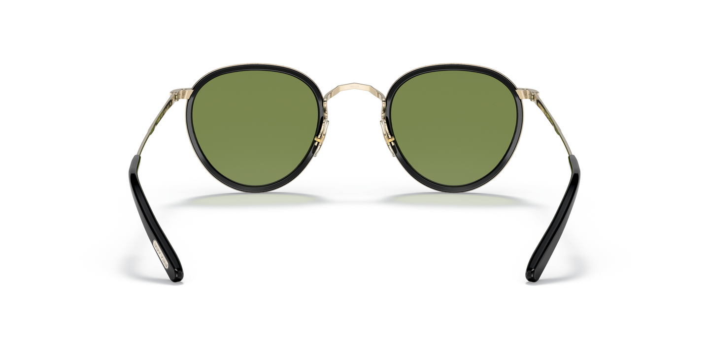 Oliver Peoples MP-2 Sun Exclusive with Black/Gold frame and Green