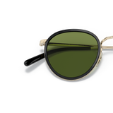 Oliver Peoples MP-2 Sun Exclusive con montatura Nero/Oro e lenti  Verde - Variant