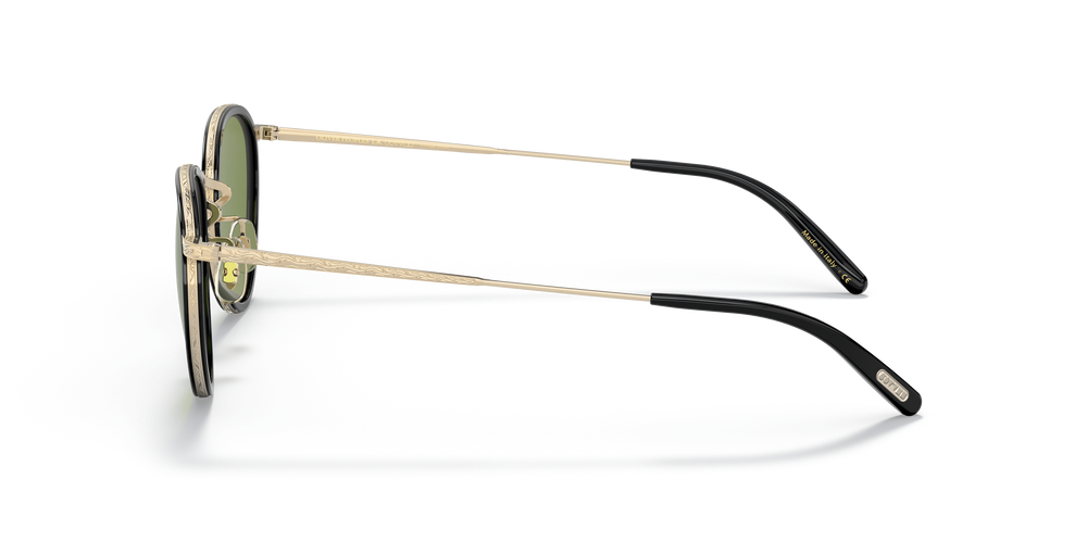 Oliver Peoples MP-2 Sun Exclusive with Black/Gold frame and Green