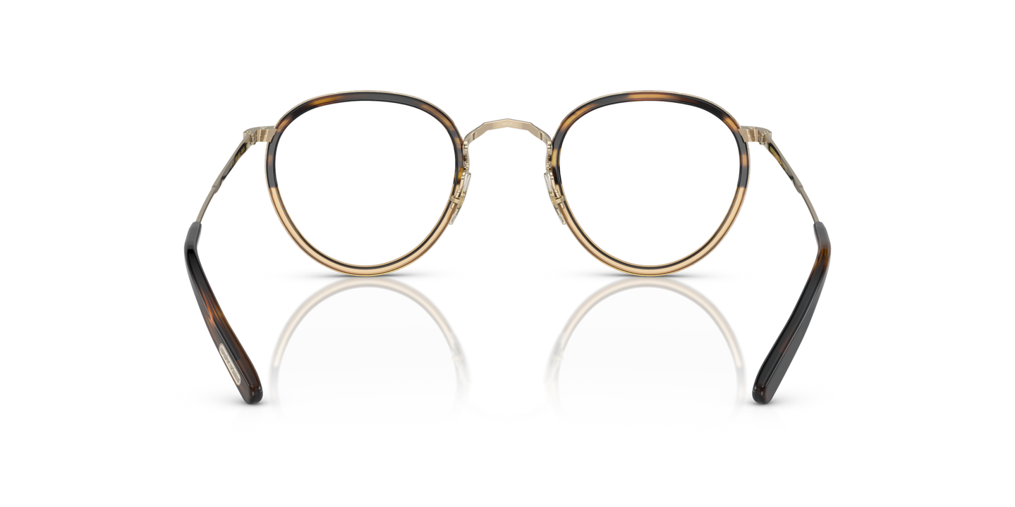 Oliver Peoples MP-2 con montatura Canarywood Gradient/Gold - Immagine Naselli