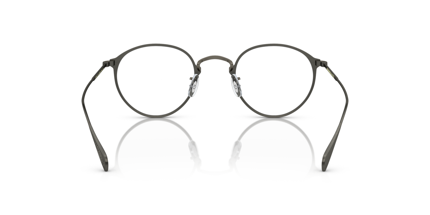 Oliver Peoples Dawson avec monture Noir mat/Étain - Image Plaquettes de nez