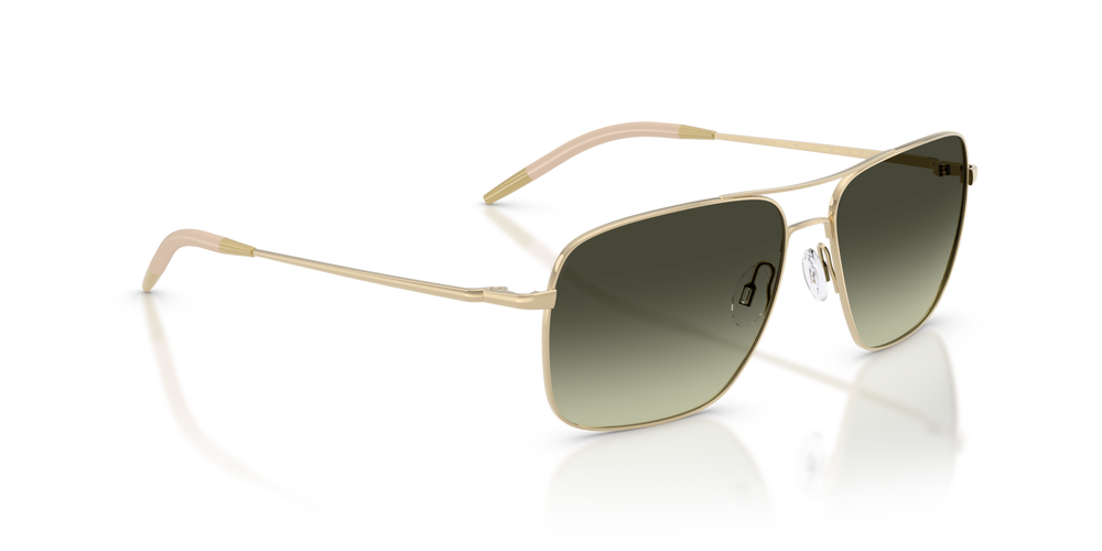 Sie Oliver Peoples Clifton mit Gold Gestell und Grün Gläsern - bild 3