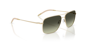 Oliver Peoples Clifton con montatura Oro e lenti  Verde - L'immagine 3