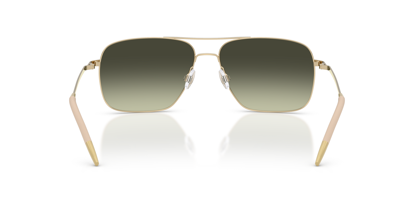 Oliver Peoples Clifton の ゴールド フレームと G-15グラディエント