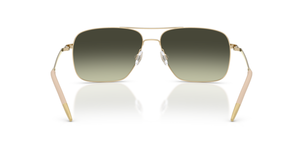 Oliver Peoples Clifton の ゴールド フレームと G-15グラディエント
