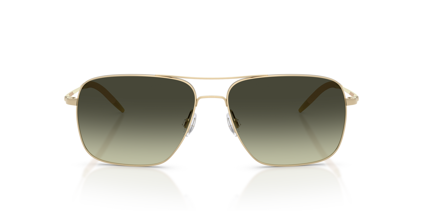 Oliver Peoples Clifton with Gold frame and G-15 Gradient lenses