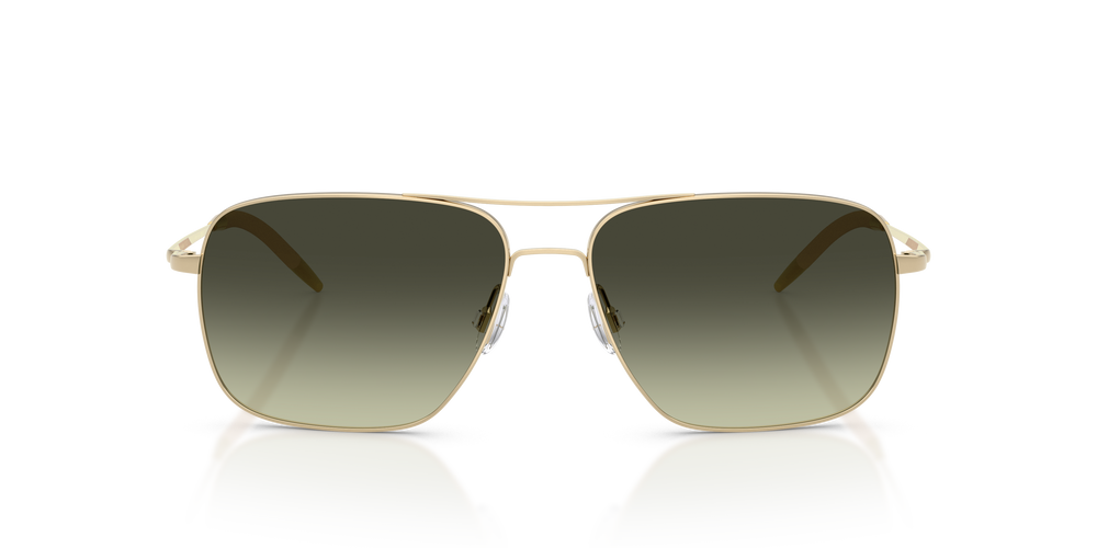 Oliver Peoples Clifton con montatura Oro e lenti  Verde - L'immagine 2