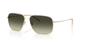 Oliver Peoples Clifton con montatura Oro e lenti  Verde - L'immagine 1