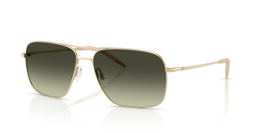 Sie Oliver Peoples Clifton mit Gold Gestell und Grün Gläsern - bild 1