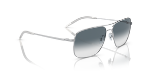 Oliver Peoples Clifton with Silver frame and Blue lenses - image 3