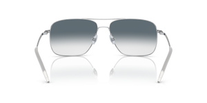 Oliver Peoples Clifton con montura Plateado y lentes Azul - imagen 5