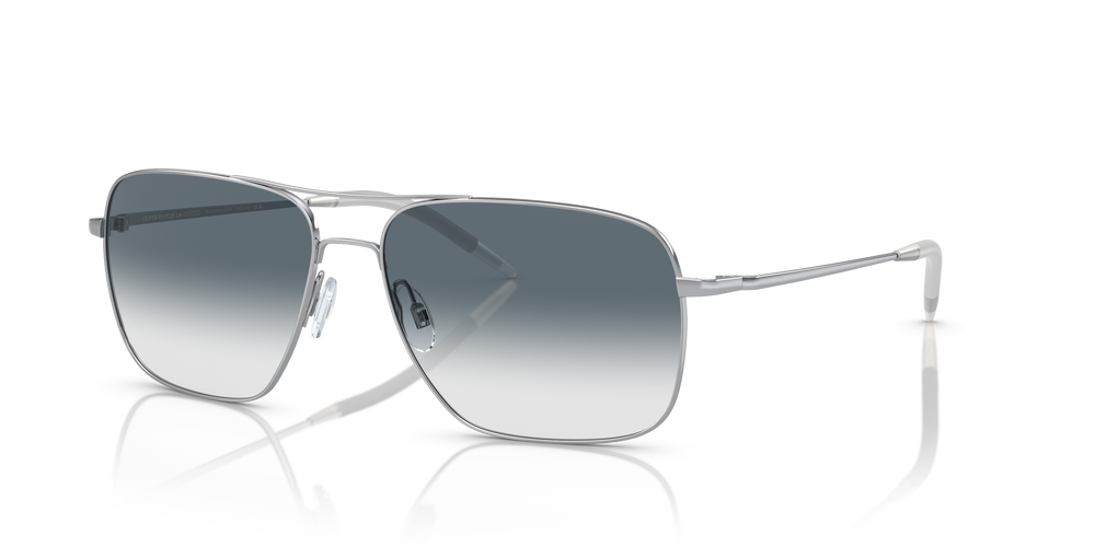 Oliver Peoples Clifton with Silver frame and Blue lenses - Image 3