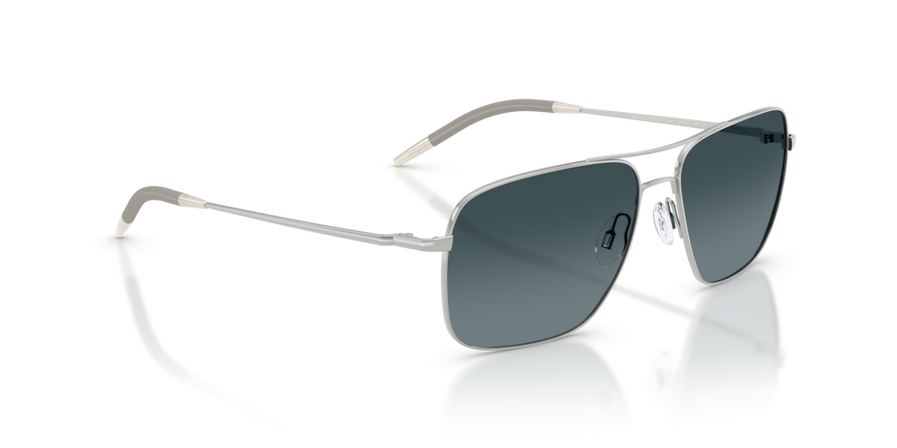 Oliver Peoples Clifton with Silver frame and Blue lenses - image 3