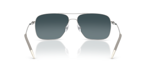 Oliver Peoples Clifton with Silver frame and Blue lenses - Image 5