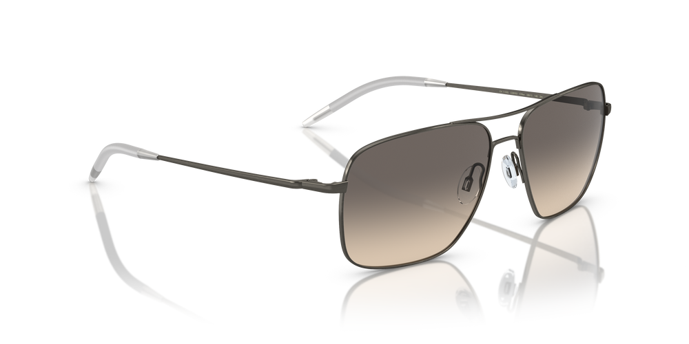 Oliver Peoples Clifton con montura Estaño Envejecido y lentes Gris - El 3