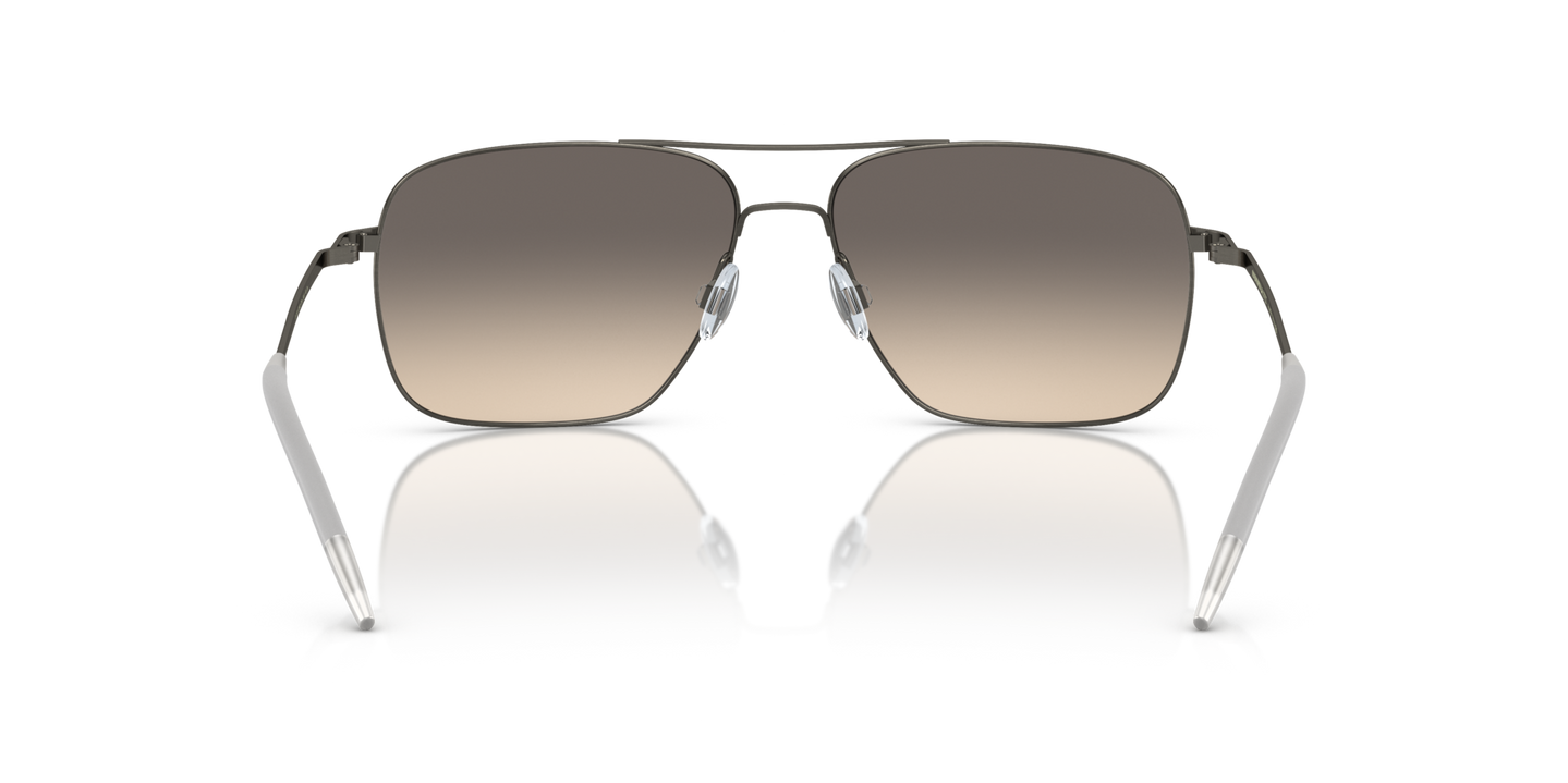 Oliver Peoples Clifton with Antique Pewter frame and Grey lenses - Image Nosepads