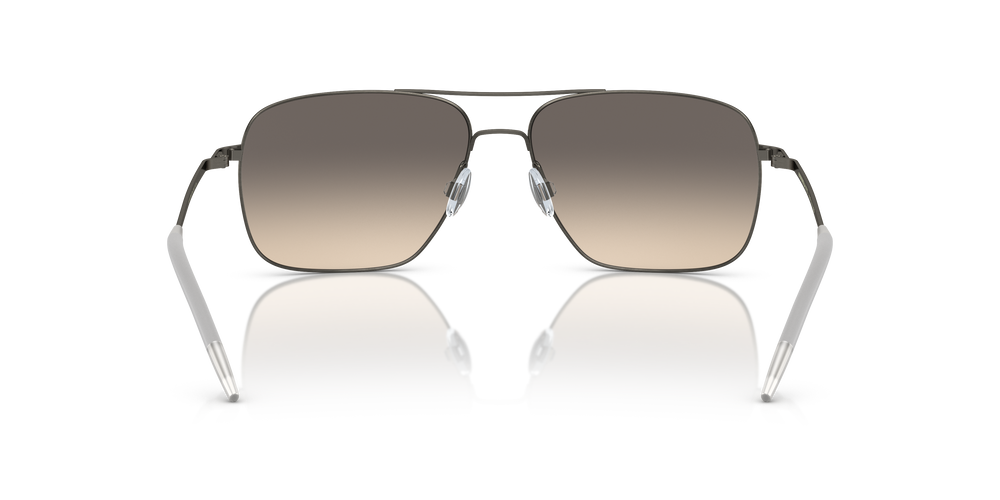 Sie Oliver Peoples Clifton mit Antik Zinn Gestell und Grau Gläsern - Bild 5
